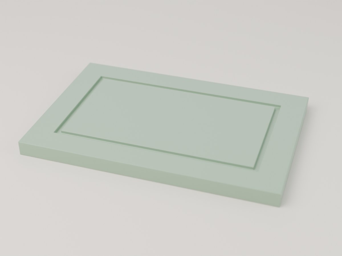 Duco painted shutter sample
