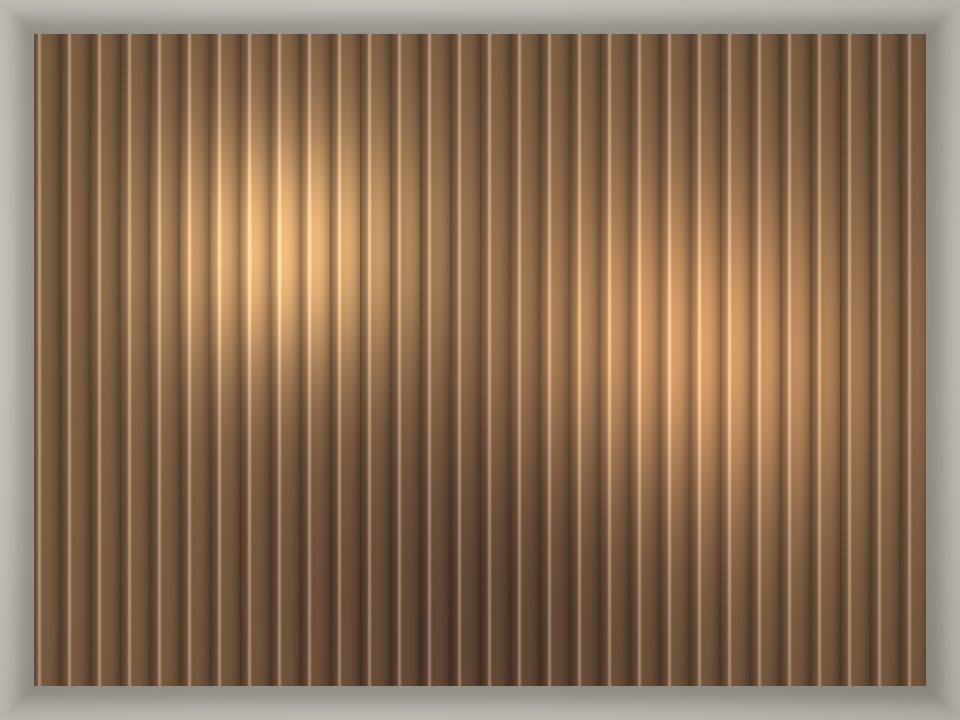 Fluted glass shutter in an aluminium frame
