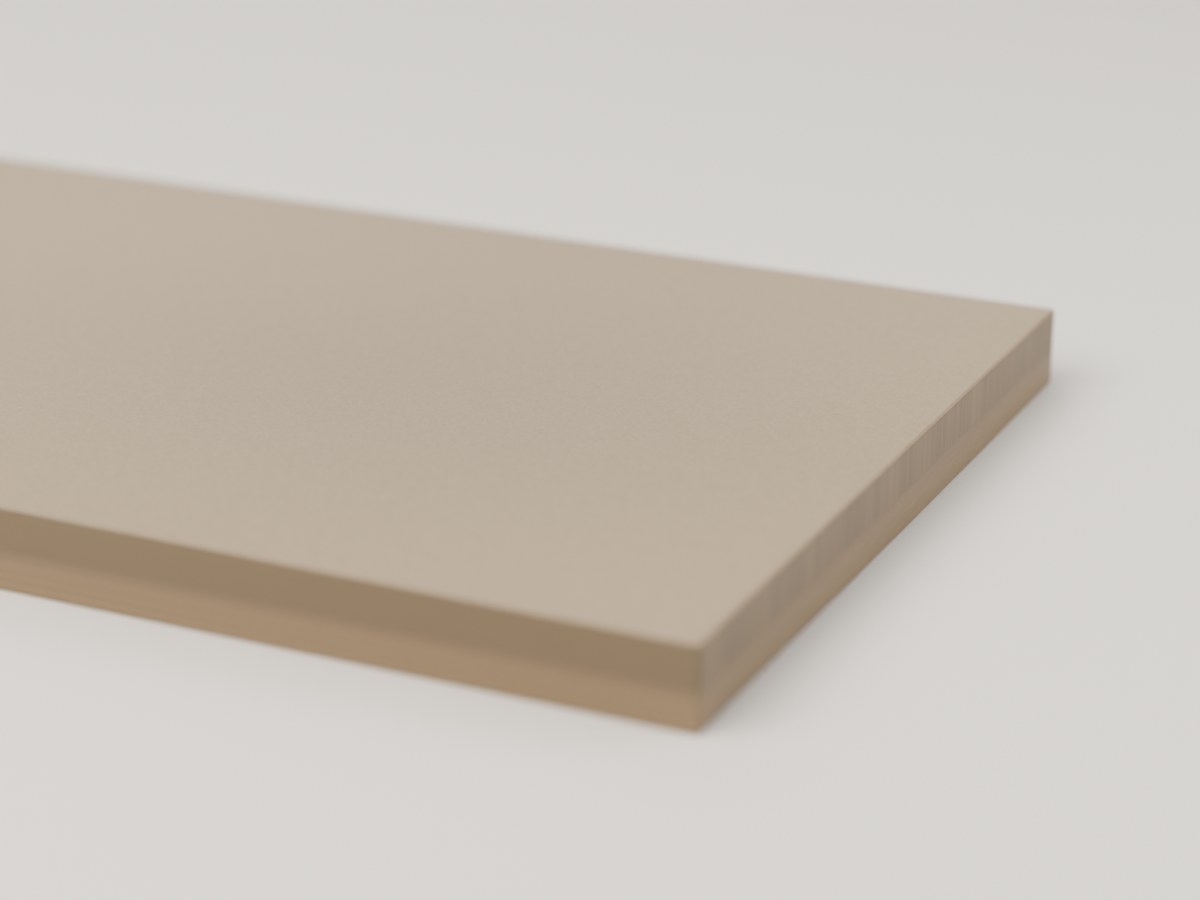 HDHMR board sample showing its dense core