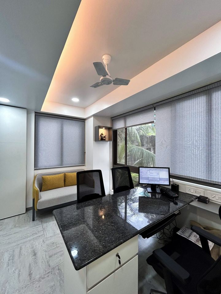 Partner’s cabin, office interior by Creativio Design