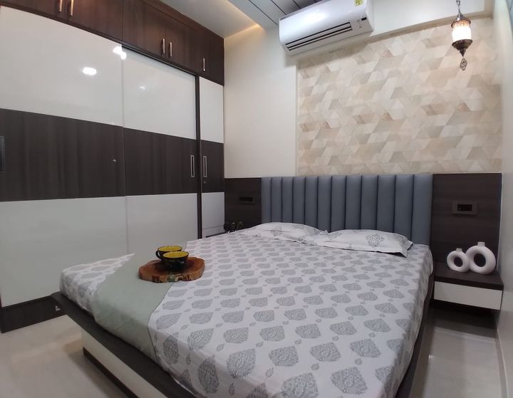 Master bedroom, home interior by Creativio Design
